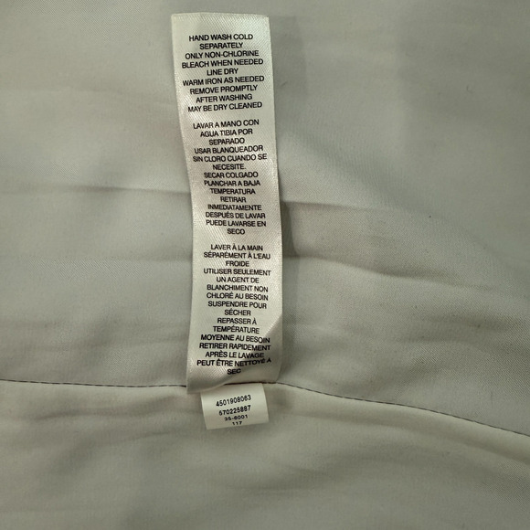 WHBM Women's Sheath Dress Size 8 Blue Black Colorblock Career Timeless Classic - Picture 6 of 6